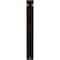 Ekena Millwork Crawley Wrought Iron Bracket, (Single center brace), Antiqued Brass 1 1/2"W x 7 1/2"D x 10"H BKTM01X07X10SCRABS - alternate 5